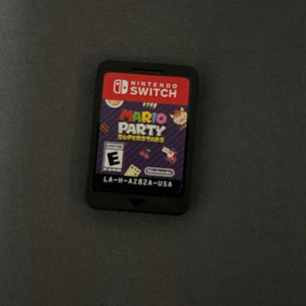 Nintendo Switch Mario Party Superstars Game Card - Red and Purple